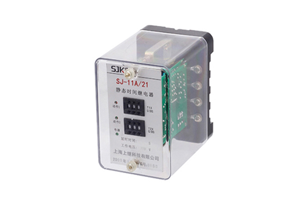 SJ-11A/21集成電路時(shí)間繼電器接線(xiàn)圖及開(kāi)孔尺寸
